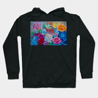 Floral Collage Hoodie